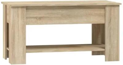 Coffee Table Sonoma Oak 39.8"x19.3"x20.5" Engineered Wood