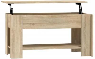 Coffee Table Sonoma Oak 39.8"x19.3"x20.5" Engineered Wood