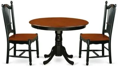 Dining Room Set Black & Cherry