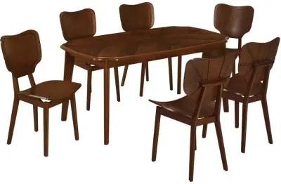 Merax Dining Table with 6 Dining Chairs Dining Set