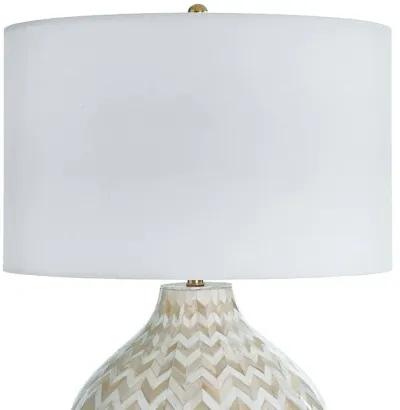 Chevron Bone Table Lamp