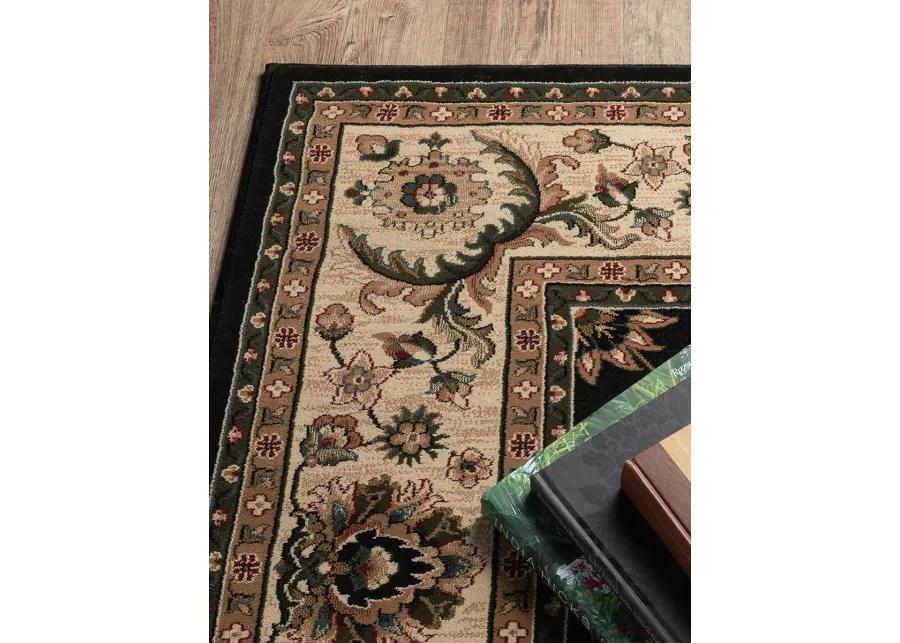 Ariana 8' Black Rug