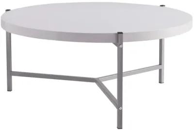 Coffee Table White Silver