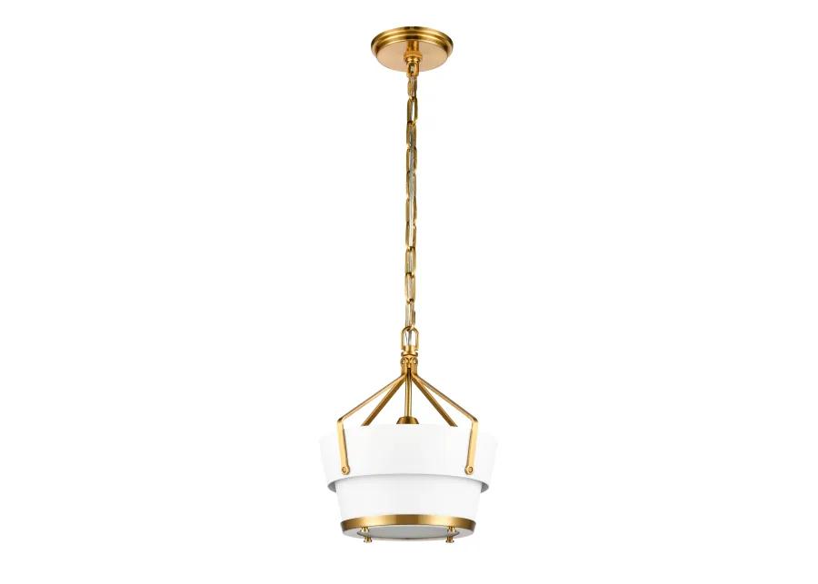 Marin 10.5'' White Wide 1-Light Pendant