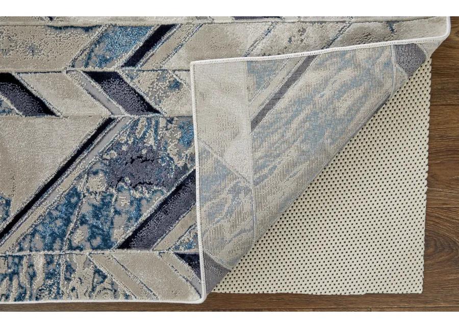 Indio 39H1F Ivory/Blue/Gray 8' x 10' Rug