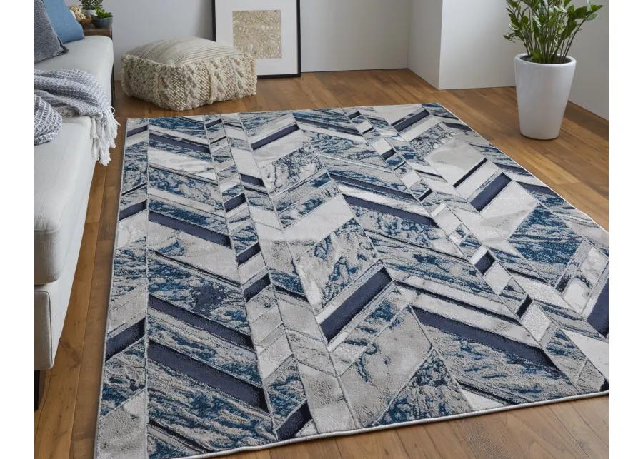 Indio 39H1F Ivory/Blue/Gray 8' x 10' Rug