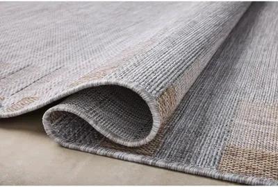 Topanga Silver/Natural 7'10" x 10' Area Rug by Amber Lewis x Loloi