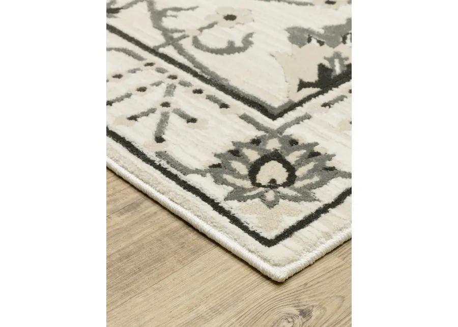 Raylan 2'3" x 7'6" Ivory Rug