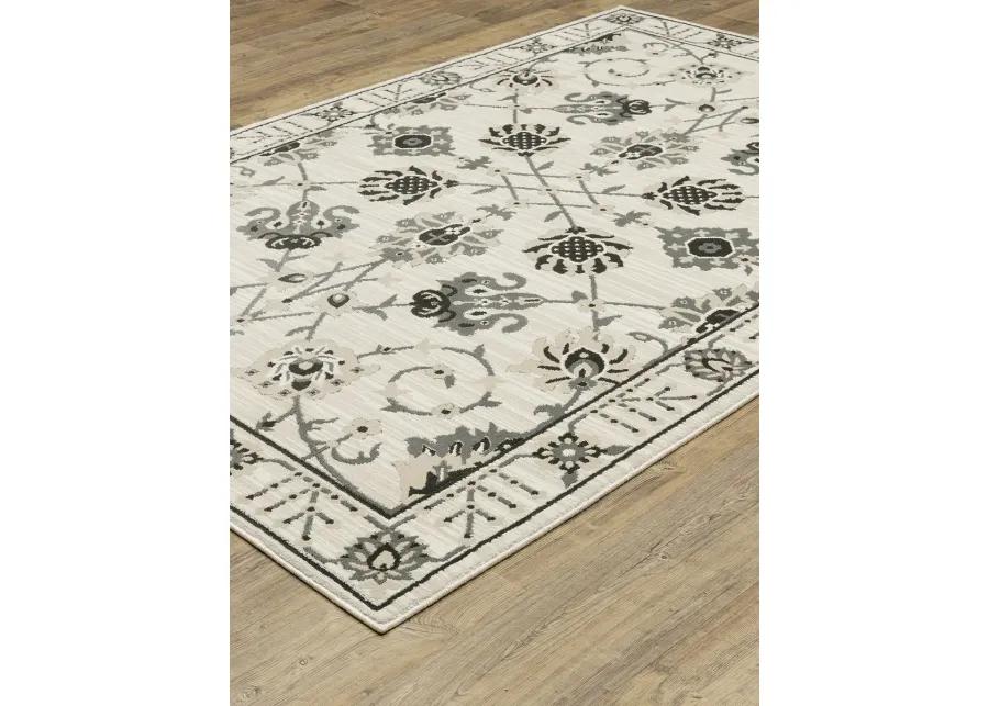 Raylan 2'3" x 7'6" Ivory Rug