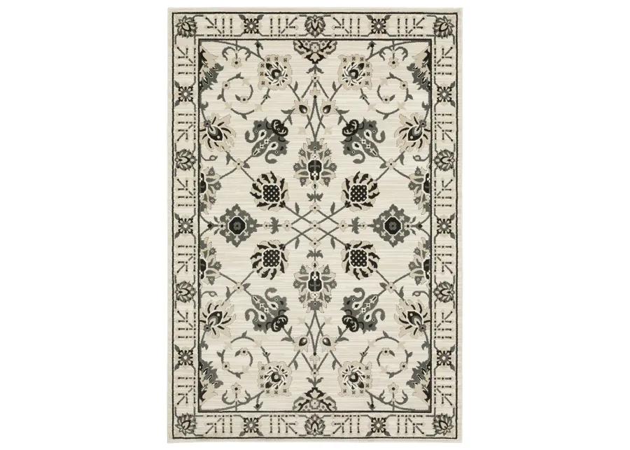 Raylan 2'3" x 7'6" Ivory Rug