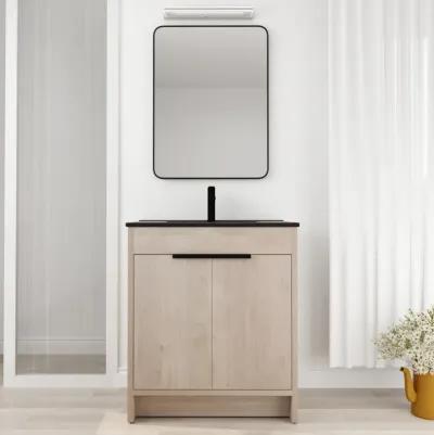 30 Inch Bathroom Vanity Plywood With 2 Drawers