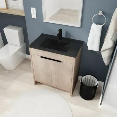 30 Inch Bathroom Vanity Plywood With 2 Drawers