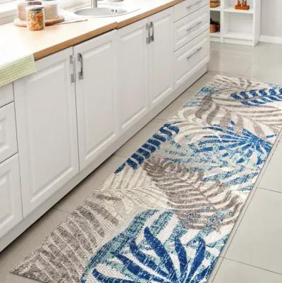 Tropics Palm Leaves Indoor/Outdoor Area Rug