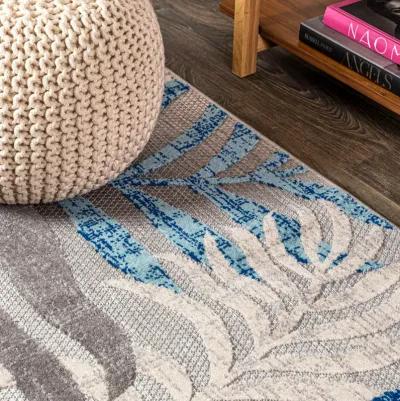 Tropics Palm Leaves Indoor/Outdoor Area Rug