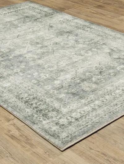 Savoy 7'5" x 10' Blue Rug