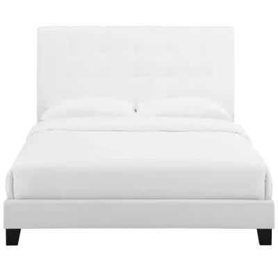 Modway - Melanie King Tufted Button Upholstered Fabric Platform Bed