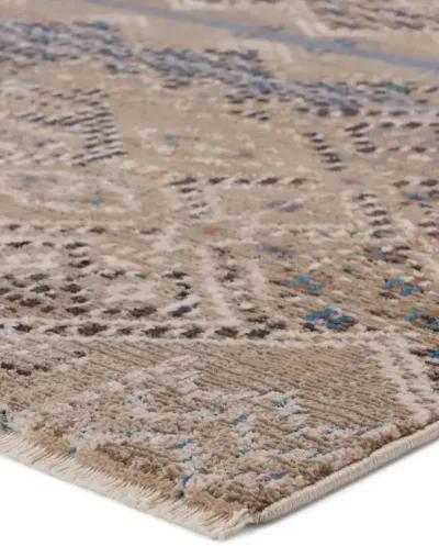 Sanaa By Nikki Chu Tamari Tan/Taupe 2'6" x 12' Runner Rug