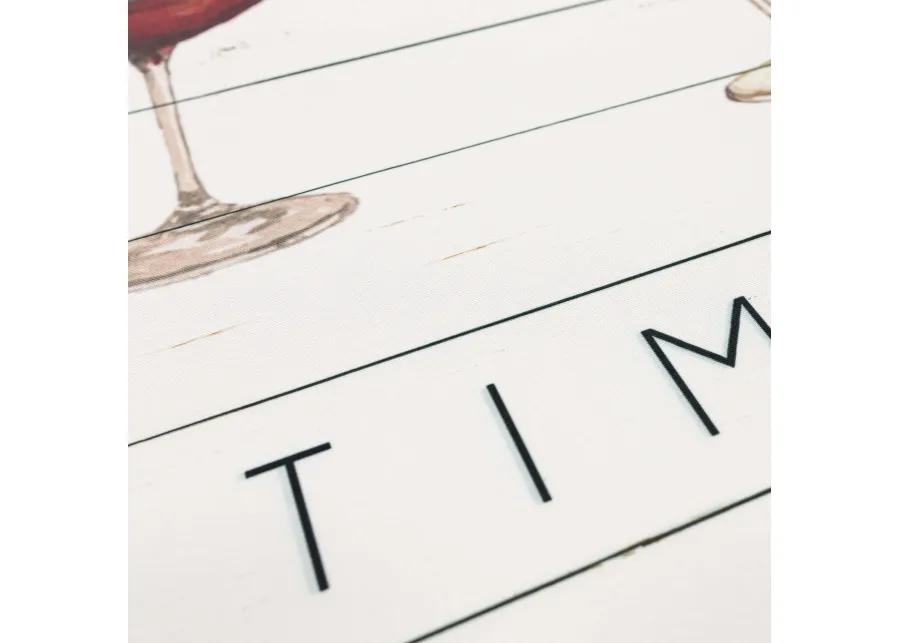 Time For Wine Multi 1' 8" x 3' 6" Door Mat