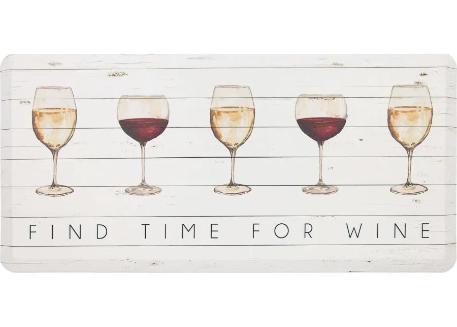 Time For Wine Multi 1' 8" x 3' 6" Door Mat