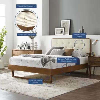 Modway - Bridgette Twin Wood Platform Bed with Angular Frame