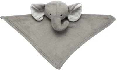 Lambs & Ivy Gray Elephant Soft Baby/Child/Toddler Plush Lovey Security Blanket