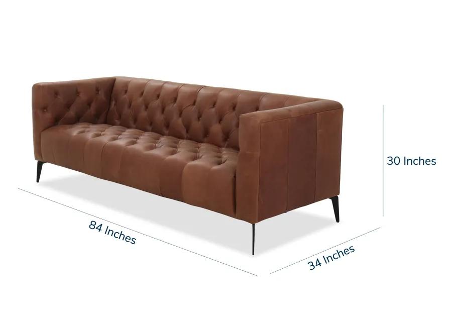 Nicolla Leather Sofa