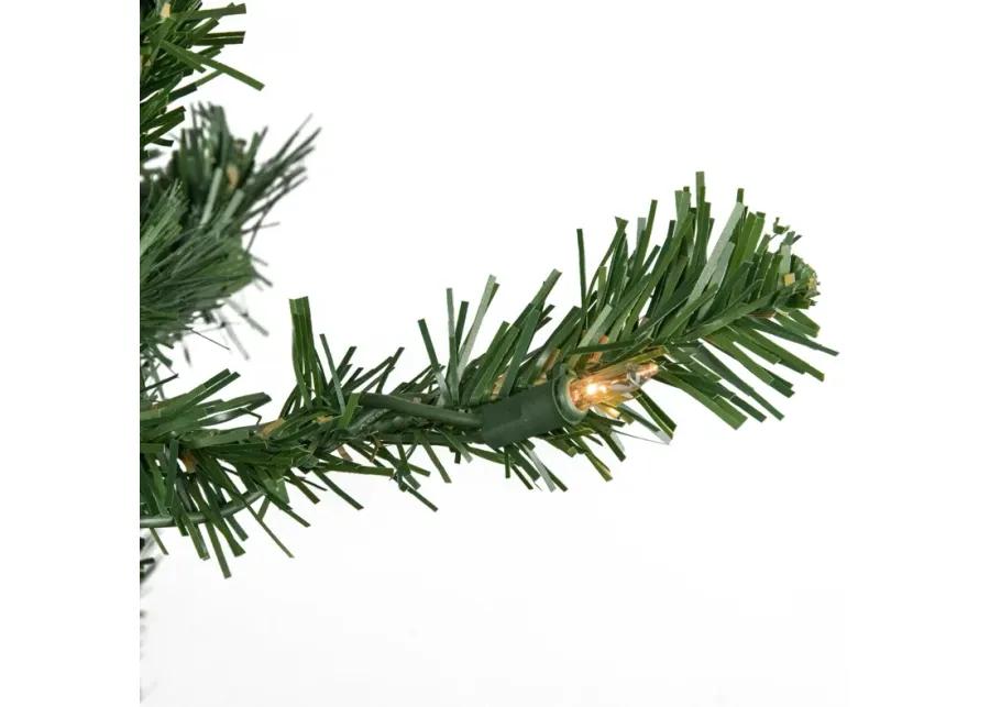 7' Pre-Lit Norfolk Spruce Artificial Christmas Tree  Clear Lights