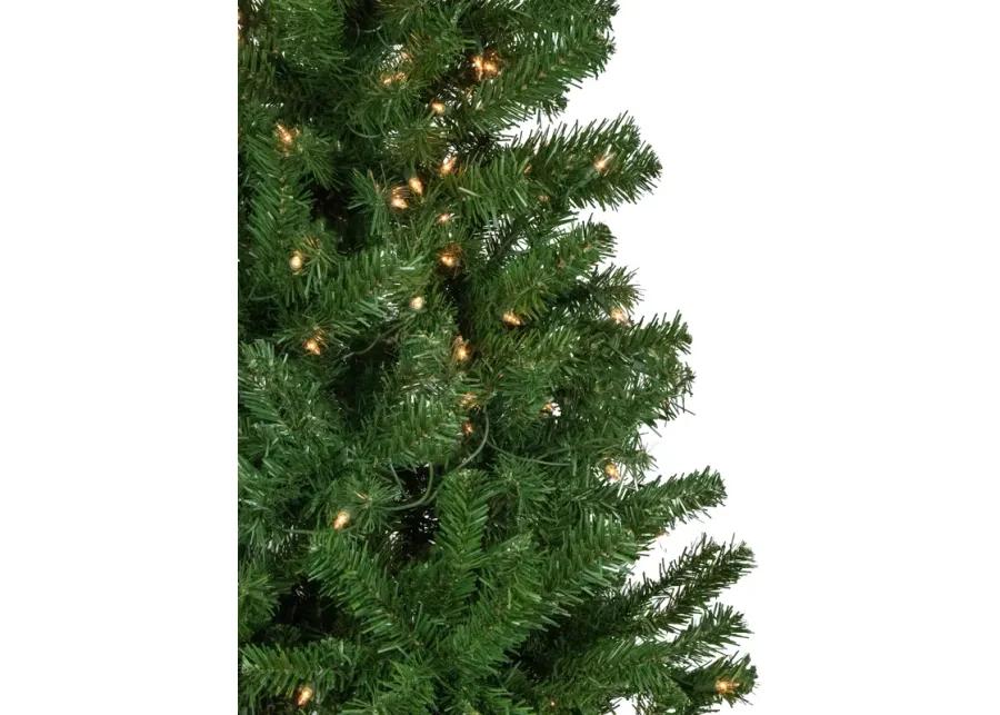 7' Pre-Lit Norfolk Spruce Artificial Christmas Tree  Clear Lights