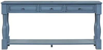 Merax Long Console Table with 3 Drawers