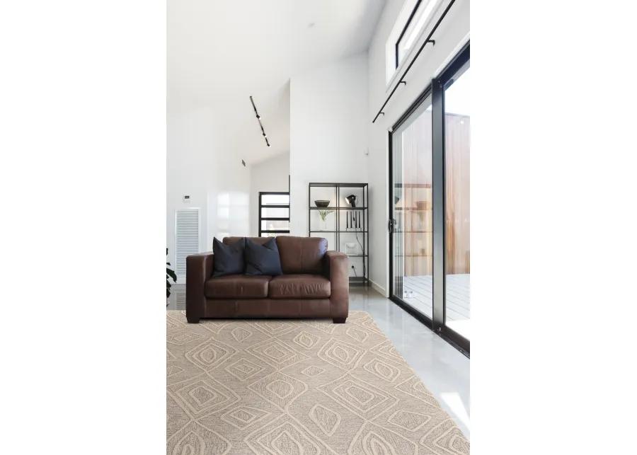 Enzo 8738F Tan/Ivory 2'6" x 8' Rug