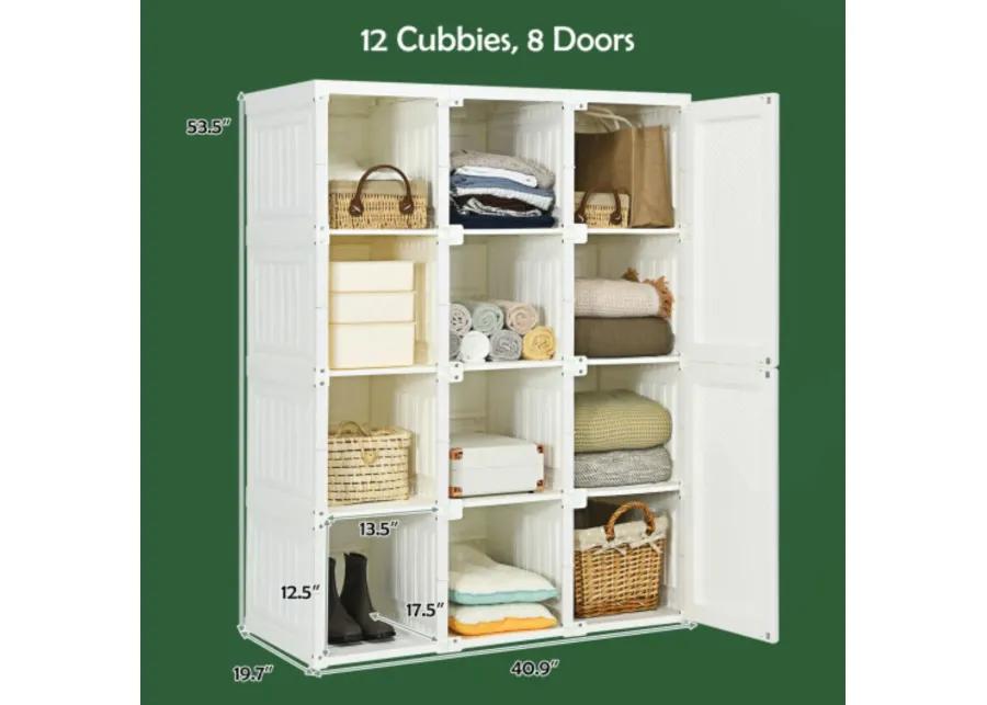 Clothes Foldable Armoire Wardrobe Closet