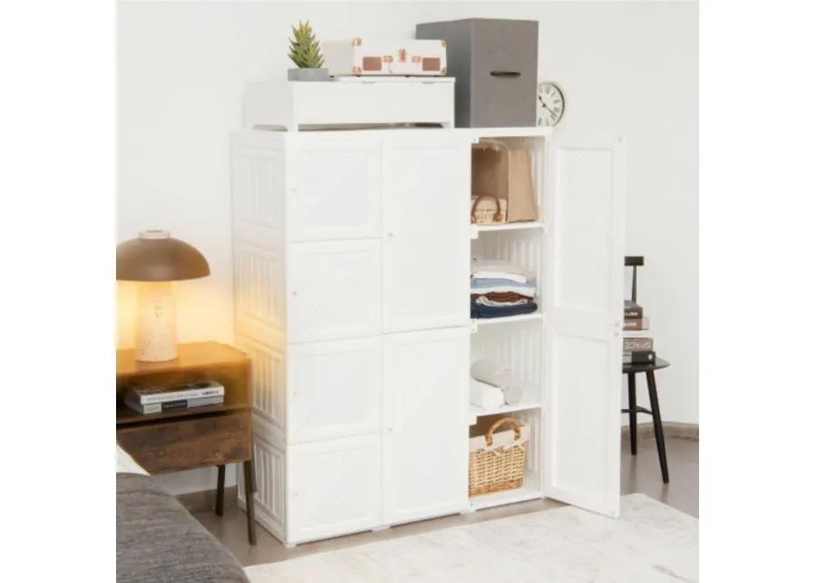 Clothes Foldable Armoire Wardrobe Closet