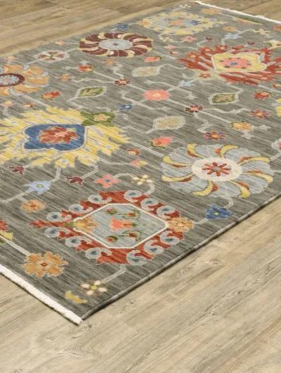 Lucca 3'3" x 5' Grey Rug