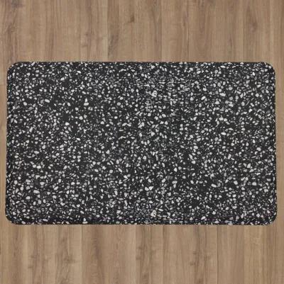 Terrazo Tile Black 1' 8" x 3' 6" Door Mat