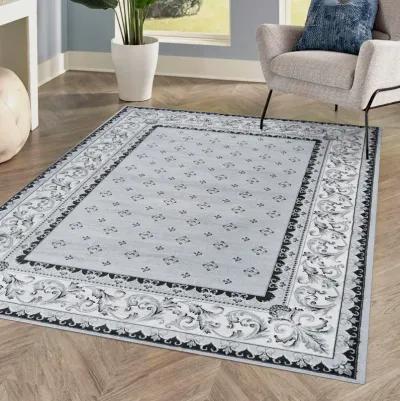 Acanthus French Border Area Rug