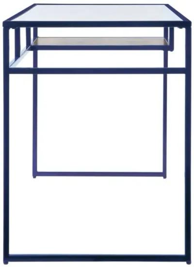 Yasin Desk, Blue & Glass 92586