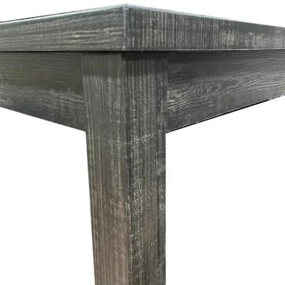 Vitaliya 46" Black Charcoal Rectangular Dinette Table