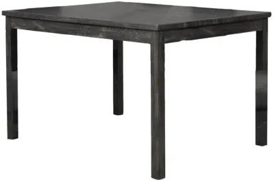 Vitaliya 46" Black Charcoal Rectangular Dinette Table