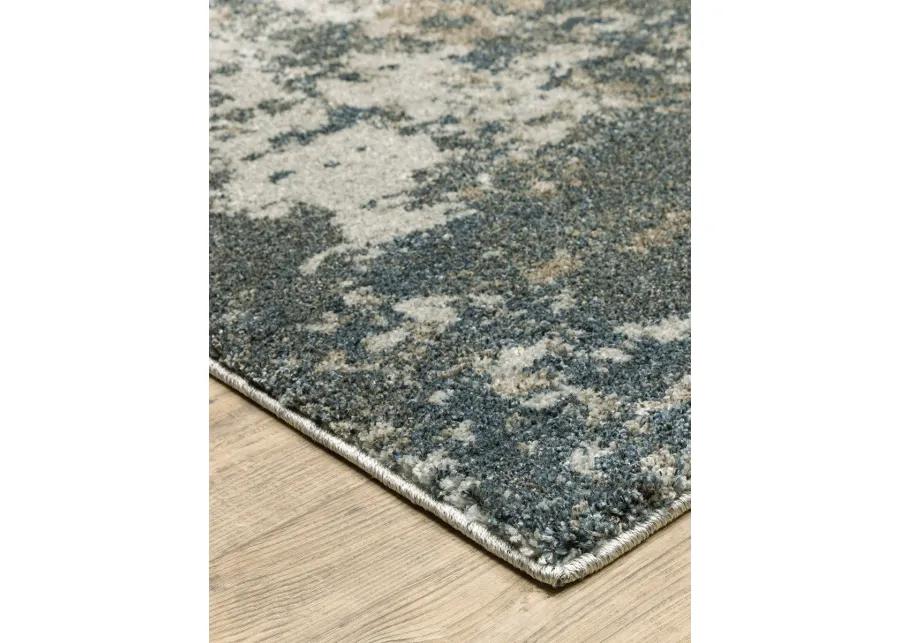 Alton 2'3" x 7'6" Blue Rug