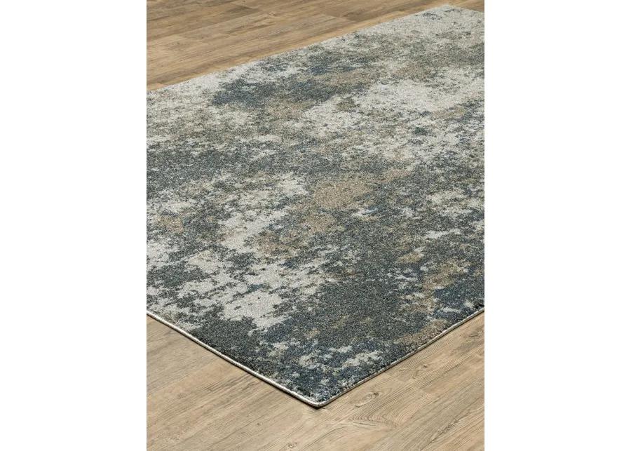 Alton 2'3" x 7'6" Blue Rug