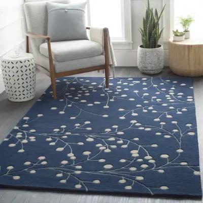 Athena ATH-5053 2' x 3' Blue Rug