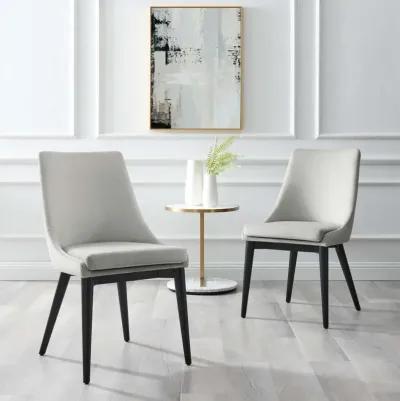 Viscount Accent Performance Velvet Dining Chairs - Set of 2