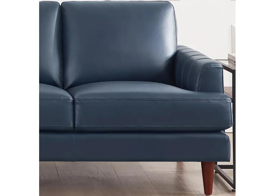 Cassia Top Grain Leather Loveseat