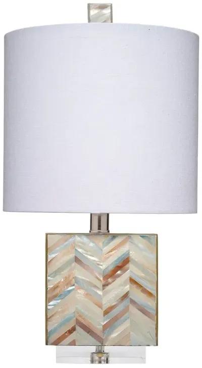 Garbo Table Lamp, Mixed Blue