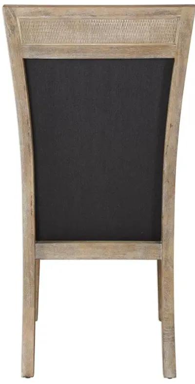 Uttermost Encore Dark Gray Armless Chair