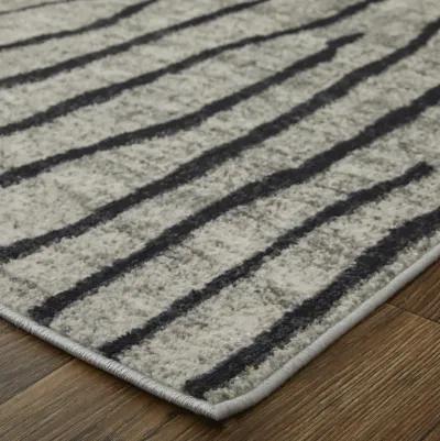 Kano 39LIF Gray/Black/Taupe 4'3" x 6'3" Rug