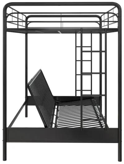 Sammie Full over Futon Metal Bunk Bed