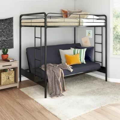 Sammie Full over Futon Metal Bunk Bed