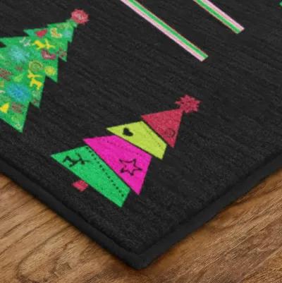 Feliz Trees Multi 2' x 3' 4" Kitchen Mat