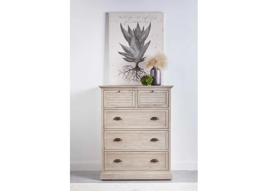 Eden 5-Drawer High Chest